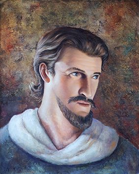 Charles V le Sage, portrait peint par Leo Novoro