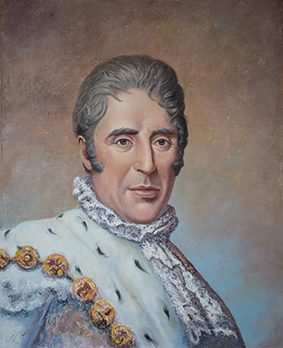 Charles X, portrait peint par Leo Novoro