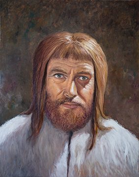 Childéric III, portrait peint par Leo Novoro