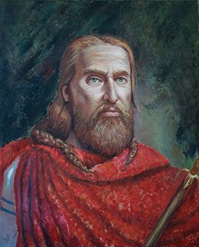 Clotaire Ier, portrait peint par Leo Novoro