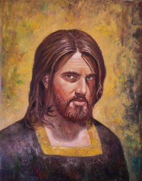 Clovis II, portrait peint par Leo Novoro