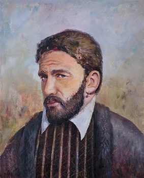 Henri II, portrait peint par Leo Novoro