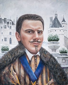 Henri III, portrait peint par Leo Novoro