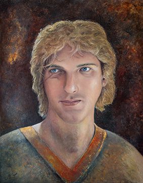 Louis X le Hutin, portrait peint par Leo Novoro
