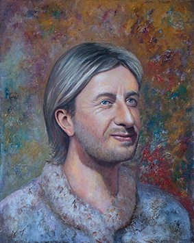 Louis XI, portrait peint par Leo Novoro