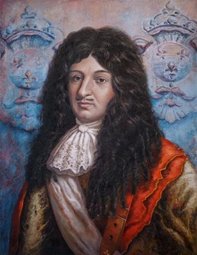 Louis XIV, portrait peint par Leo Novoro