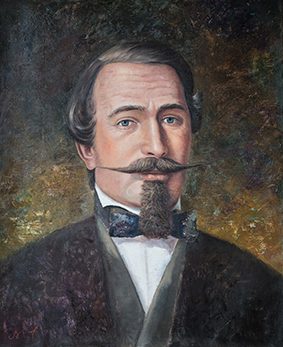 Napoléon III, portrait peint par Leo Novoro