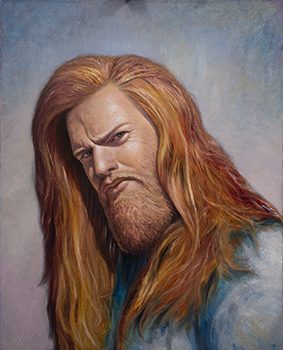 Thierry IV, portrait peint par Leo Novoro