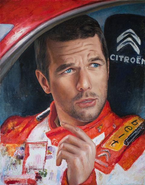 Sébastien Loeb, Huile sur toile, Leo Novoro